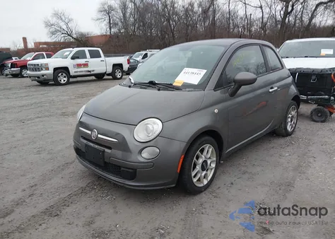 2013 Fiat 500 Pop из США, поврежденный, VIN 3C3CFFAR1DT546332